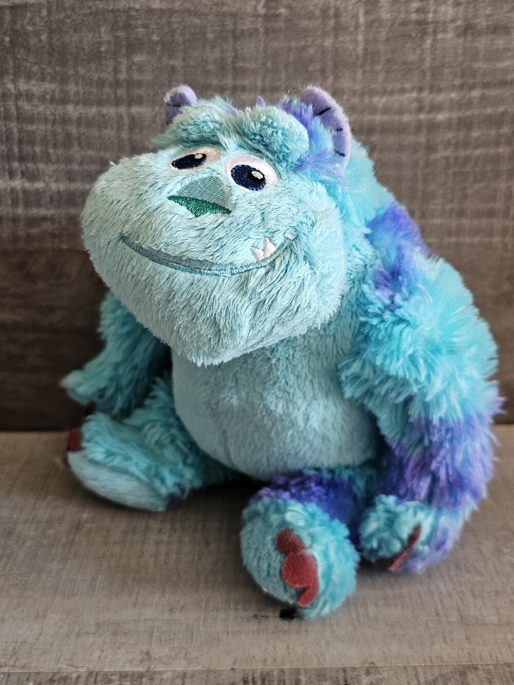 Monsters Inc. Plush Toy SULLEY Tall Just Play Stuffed Animal Monstropolis 7"